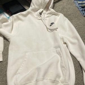 White Nike hoodie